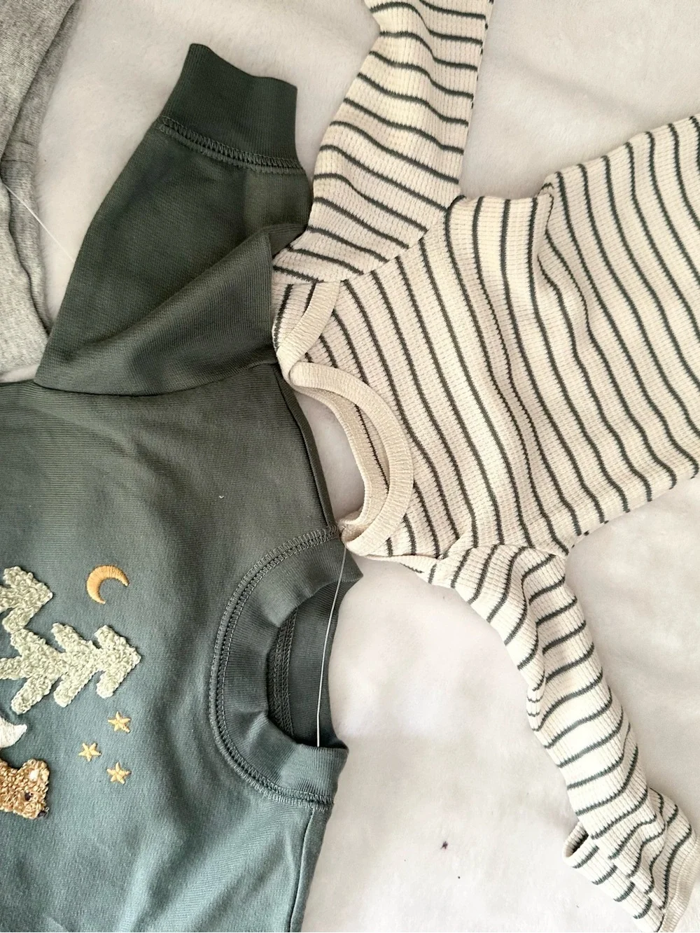 Carter's Forest Bear Green Matching Set